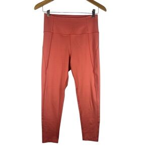 Girlfriend Collective Workout Leggings Terracotta Pink Color Medium